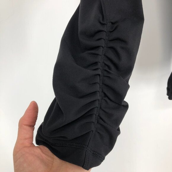 Lululemon Sunset Salutation Cropped leggings loose fit  ruched pockets Black 4 - Picture 10 of 16